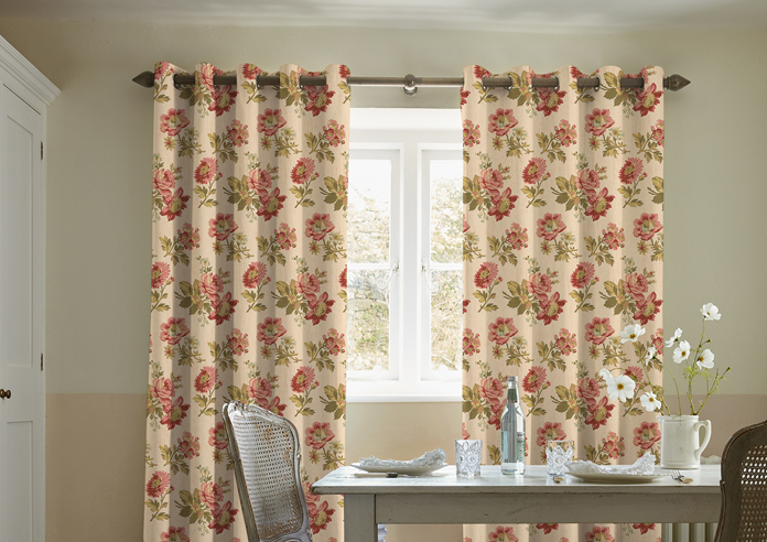 Shabby Chic by Rachel Ashwell Eloise, Vintage Pink - Made to Measure Curtains - Image 3